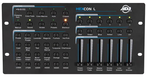 Hexcon L – 36-Channel RGBAL+UV DMX Controller Hexcon L – 36-Channel RGBAL+UV DMX Controller