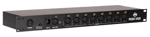 ADJ RDM XS8 – 8-Way DMX & RDM Rackmount Data Splitter