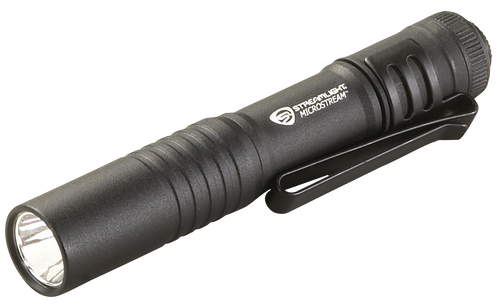 Streamlight Microstream Flashlight – White LED, 45 Lumens, 1x AAA, Black