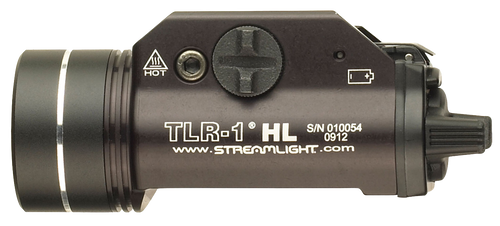 Streamlight TLR-1 HL Weapon Light 1000 Lumens for Handguns and Rifles Black Anodized