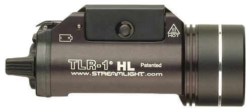 Streamlight TLR-1 HL Weapon Light 1000 Lumens for Handguns and Rifles Black Anodized