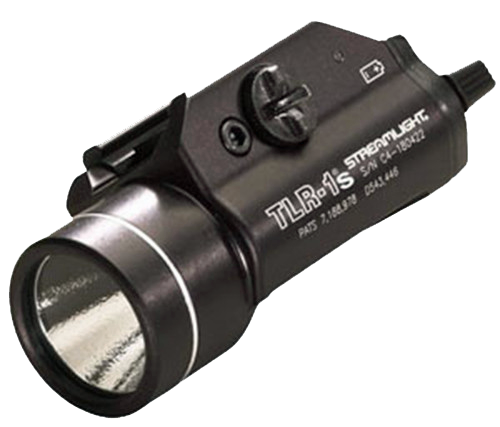Streamlight TLR-1s Weapon-Mounted Tactical Light with Strobe 300 Lumens Black
