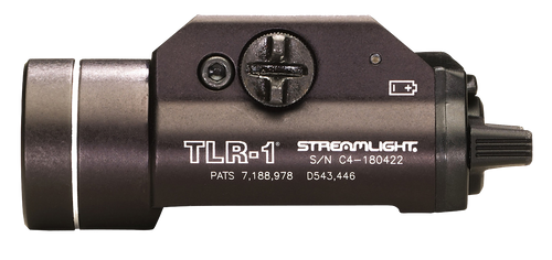Streamlight TLR-1 Weapon Light with 300 Lumens Black Anodized Aluminum Body