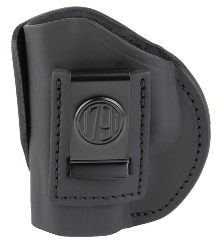 1791 Gunleather 4 Way IWB Holster Size 3 Left-Hand Leather IWB/OWB Stealth Black