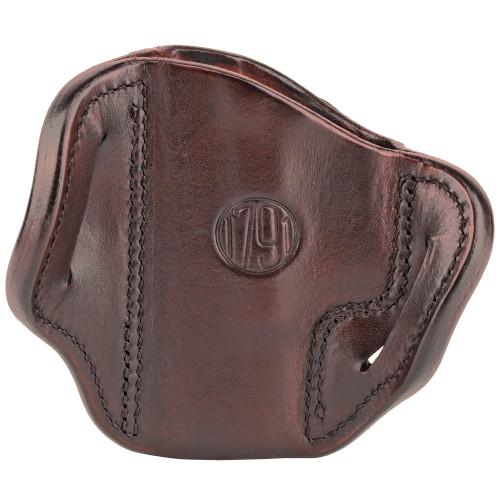 1791 Gunleather BH2.1 Outside Waistband Holster, Right Hand, Brown Leather