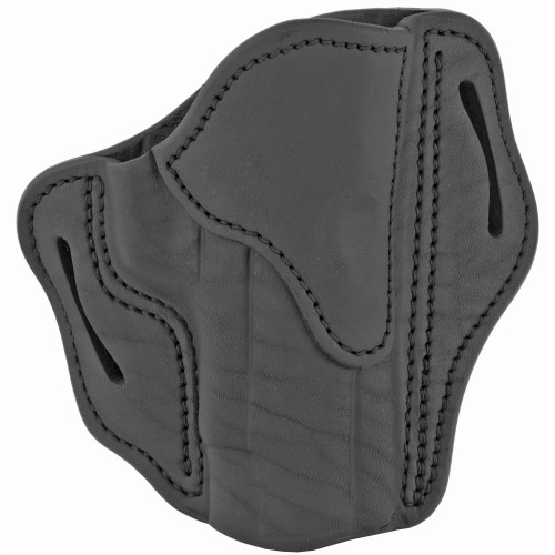1791 Gunleather BH2.3 Open-Top Multi-Fit OWB Leather Holster Right-Hand Stealth Black – Full-Size Pistols