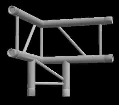 Global Truss F32 12" I Beam Horizontal 3 Way 90 Degree Corner