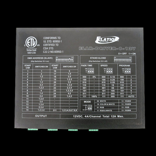 Elation ELAR Driver 8 Universal LED Driver / Controller - 12V