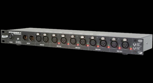 Elation Opto Branch 4 - Rack Mount 4-Way DMX Distributor