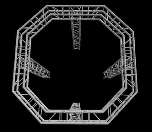 Global Truss 12" 10'x10' Octogon Tradeshow Booth Truss System