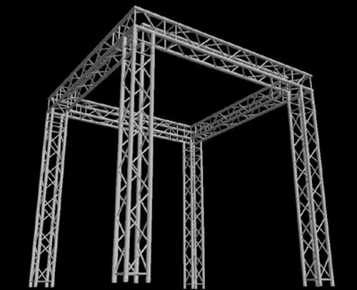 Global Truss 12" Box Truss 10'x10' Trade Show Booth Truss System