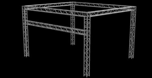 Global Truss 12" Box Truss 20'x20'x13' Trade Booth Truss System