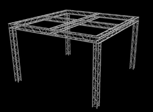 Global Truss 12" Box Truss 20' X 20' Trade Booth Truss System