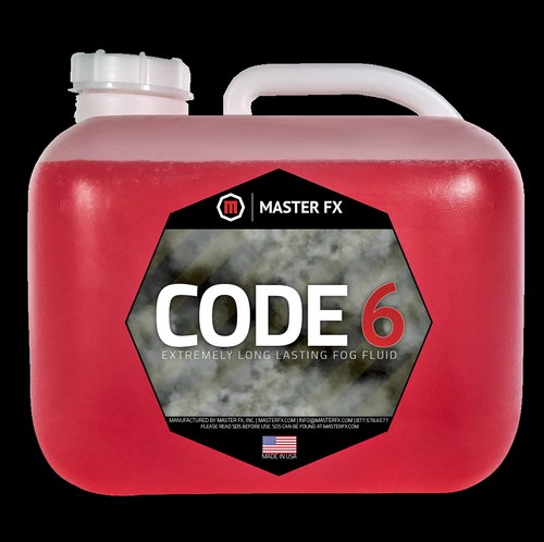 Master FX Code 6 Long Lasting Fog Machine Refill Fluid