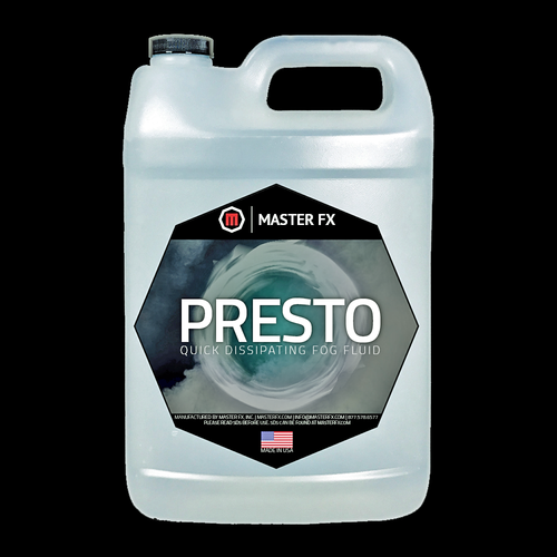 Master FX Presto Quick Dissipating Fog Machine Refill Fluid