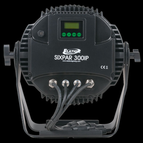 Elation Six Par 300 IP IP65 Rated LED Par Can Light / RGBAW+UV