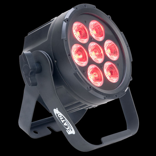 Elation SIXPAR 200 LED Stage Par Can Light / RGBAW+UV - Phantom