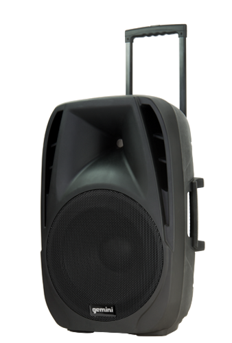 Gemini 15” Active Battery Powered Loudspeaker w/ Wireless Microphone