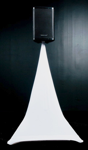 American Audio Event / Speaker Stand Scrim / White