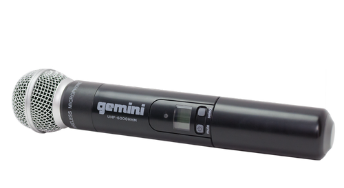 Gemini UHF-6100M UHF Wireless Handheld Microphone System