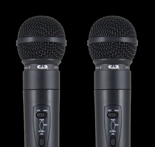 CAD VHF Wireless Dual Dynamic Handheld Microphone System