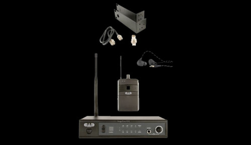 CAD Stage Select IEM UHF In Ear Monitor Wireless System / Single Pack