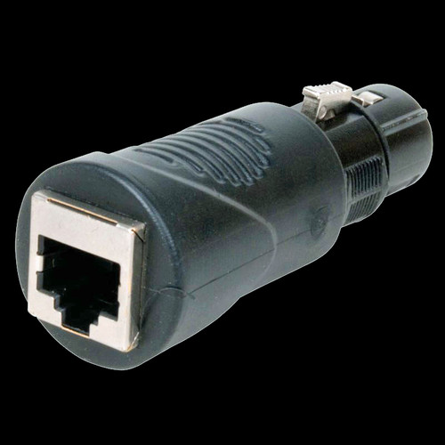 Accu Cable  RJ45 to 3-pin Male DMX Adapter  / ACRJ453PFM