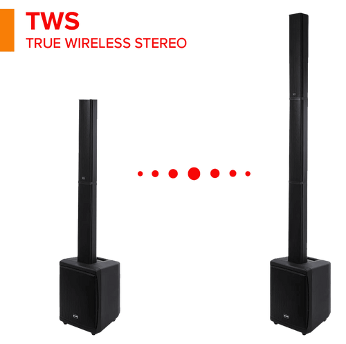 WRX-843 Modular Line Array + Live Event Audio + Portable PA Speaker
