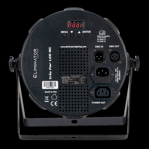 Eliminator Lighting Trio Par LED RG LED  / Laser Par Light