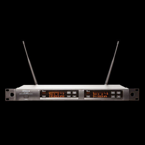 Airwave AT-RS4 Wireless Microphone 4 Channel Wireless System Package