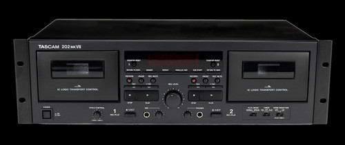 TASCAM 202MKVII Double Cassette Deck w/ USB Port