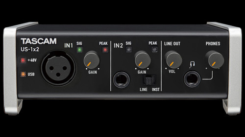 TASCAM US-1x2 w/ USB Audio Interface