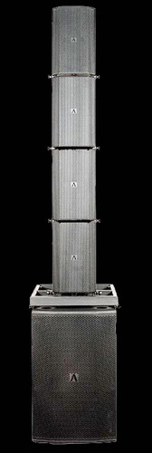 Avante Bleacher Stack Rig / 4 Box Flown Array w/ Ground Subs