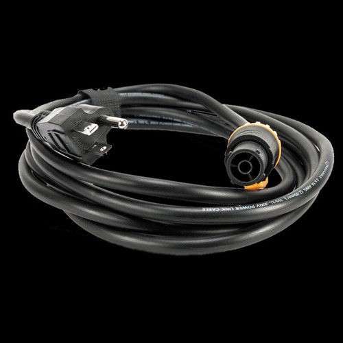 ADJ 10FT IP65 Power Twist Lock to 3-Prong Edison Plug Cable