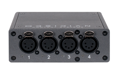 Obsidian Netron EP4 / 4 X 5 Pin XLR Port POE ArtNet Node / NRE023