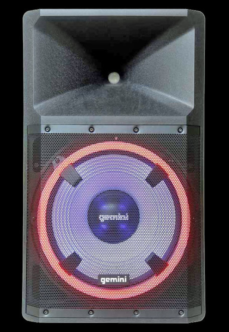 Enceinte SONO DJ Gemini 1000W, sur Batterie, Microphone, SONORISATION PA,  USB/Bluetooth/AUX/SD Portique Lumières Xperformer LED
