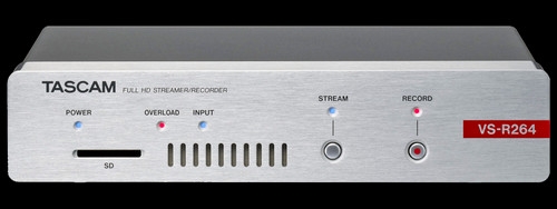 TASCAM VS-R264 Full HD AV Over IP Streaming Encoder / Decoder 