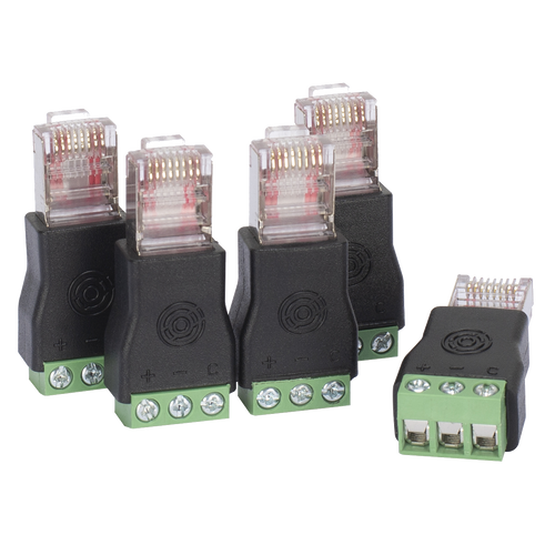 NETRON RJ-T / ESTA Adapter to RJ45 DMX / 5 Pack