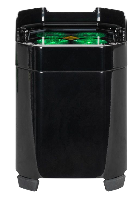ADJ Mirage Q6 Pak Black Battery Powered Event Up Lighting System / IP65 Outdoor Rated