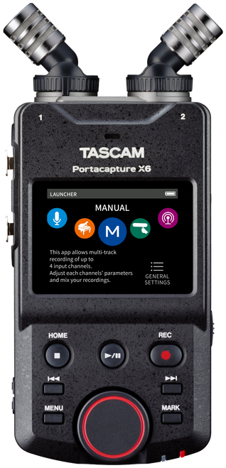 TASCAM Portacapture X6 High-res Multi-track Handheld Recorder