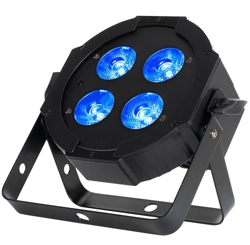 Eliminator Mega Hex L Par RGBLA+UV LED PAR light with four 20W HEX LEDs for stage and event uplighting