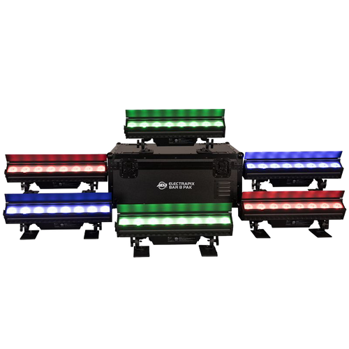 ElectraPix Bar 8 Pak | Complete Wireless DMX LED Linear Lighting System