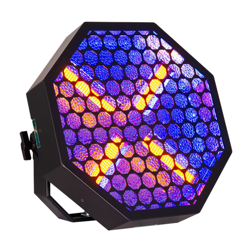 ADJ Vintage X — Retro Amber Blinder with RGB Background Effects