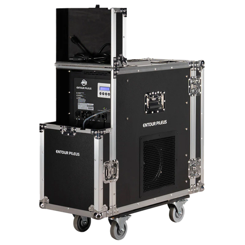 ADJ Entour Pileus – 1650W Hybrid Water-Based Fog & Faze Machine in Touring Flight Case