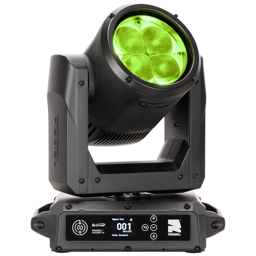  Elation REBEL WASH 4 – IP65 4x60W RGBL Moving Wash Fixture 