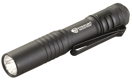 Streamlight Microstream Flashlight – White LED, 45 Lumens, 1x AAA, Black