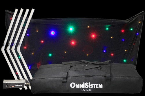 Omnisistem RGBA / White LED Fold Up DJ Facade Package