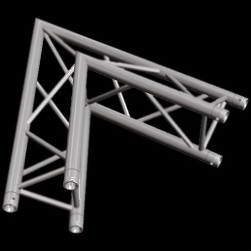 Global Truss F33 12" Triangular 2 Way  60 Degree Corner / Apex Out