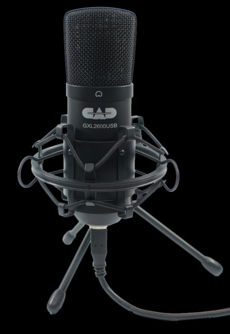 CAD USB Large Diaphragm Cardioid Condenser Microphone w/ Tripod
