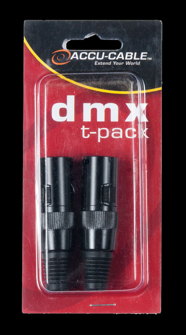 Elation DMX T PACK 3pin / 5pin Professional Grade DMX Terminator Set